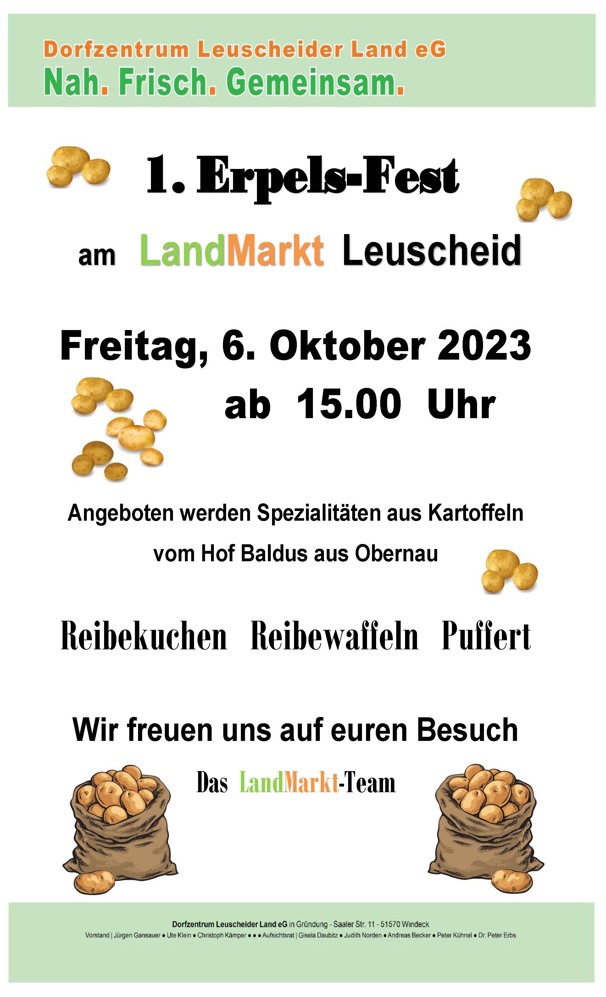 Ausstellung von Holger Riedel im LandMarkt Leuscheid 2023